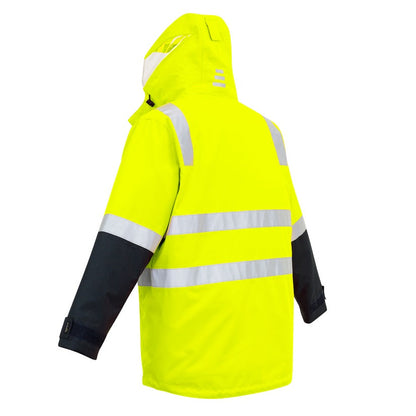 Syzmik ZJ532 Mens HiVis 4-in-1 Waterproof Jacket