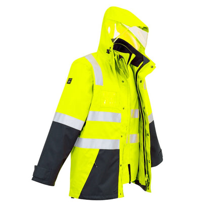 Syzmik ZJ532 Mens HiVis 4-in-1 Waterproof Jacket