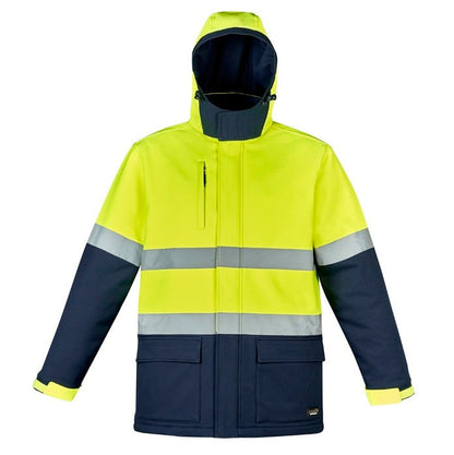 Syzmik ZJ553 Unisex HiVis Antarctic Softshell Taped Jacket