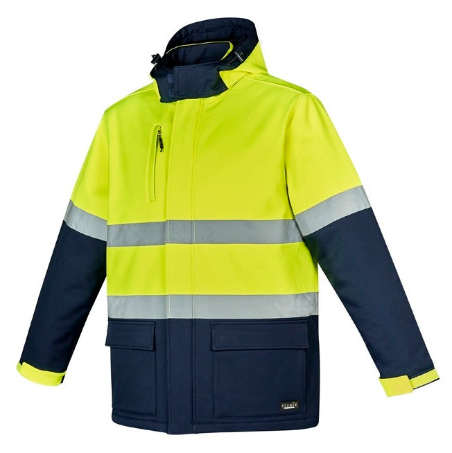 Syzmik ZJ553 Unisex HiVis Antarctic Softshell Taped Jacket