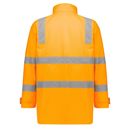 Syzmik ZJ580 Unisex Hi Vis VIC Rail 4 In 1 Waterproof Jacket