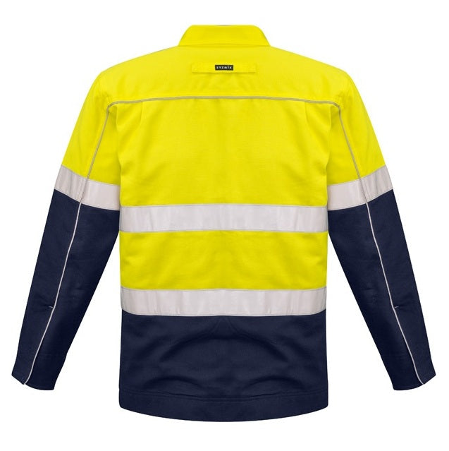 Syzmik ZJ590 Mens HiVis Cotton Drill Jacket