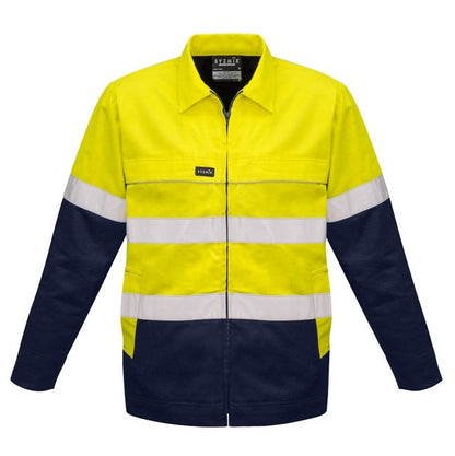 Syzmik ZJ590 Mens HiVis Cotton Drill Jacket