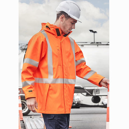 Syzmik ZJ620 Mens Hi Vis X Back Heavy Duty Waterproof Jacket
