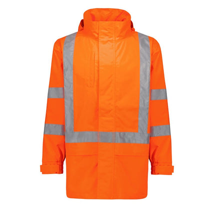 Syzmik ZJ657 Mens Hi Vis X Back Ultralite Waterproof Jacket
