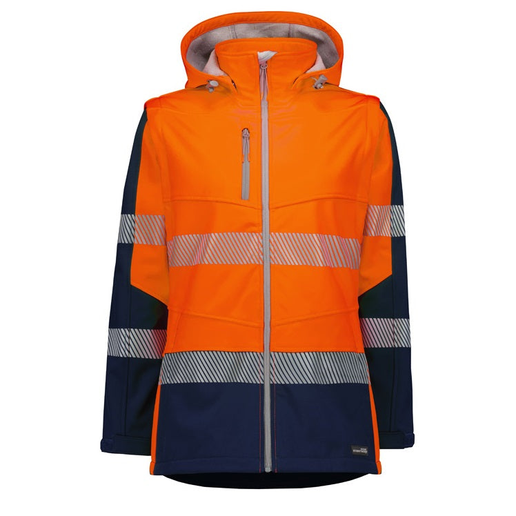 Syzmik ZJ753 Womens Streetworx 2 In 1 Stretch Softshell Jacket