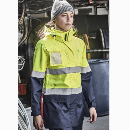 Syzmik ZJ757 Womens Hi Vis Ultralite Waterproof Jacket