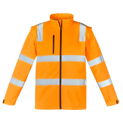 Syzmik ZJ780 Unisex HiVis Vic Rail 2-in-1 Softshell Jacket
