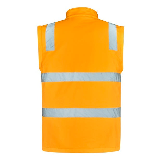 Syzmik ZJ780 Unisex HiVis Vic Rail 2-in-1 Softshell Jacket