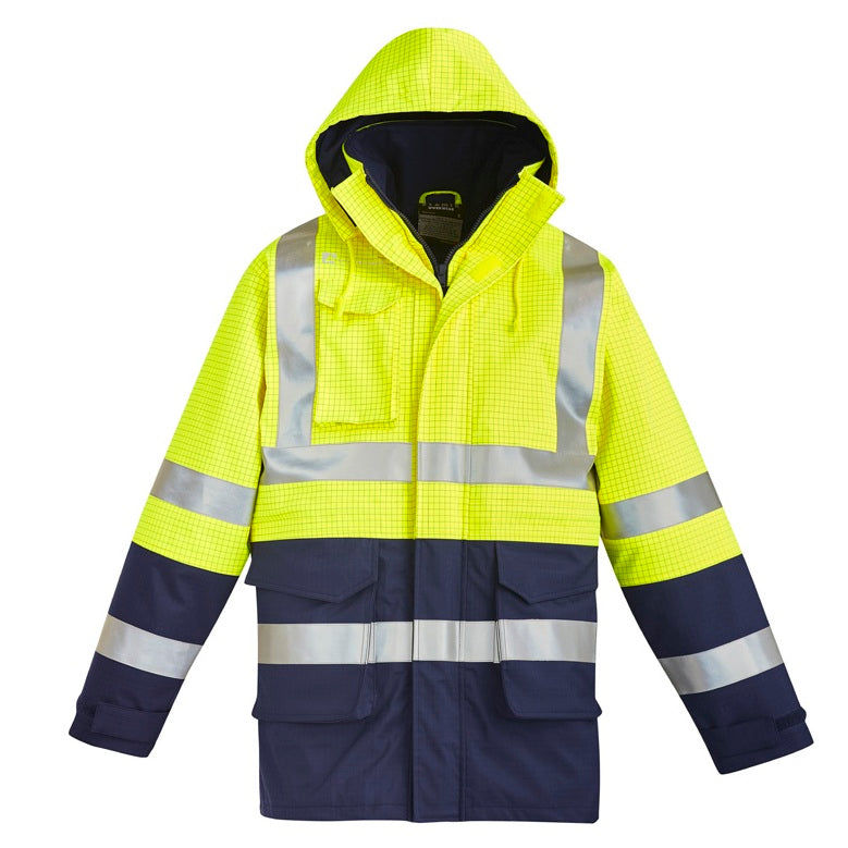 Syzmik ZJ900 Mens Fire Amour ARC Rated Anti-Static Waterproof Jacket