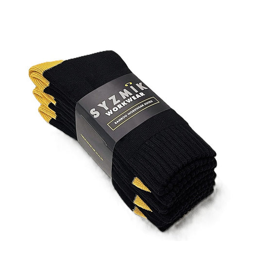 Syzmik ZMSOCK3 Unisex Bamboo Work Socks 3 pack