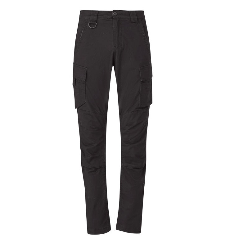 Syzmik ZP360 Mens Streetworx Curved Cargo Pant - Charcoal - Front View