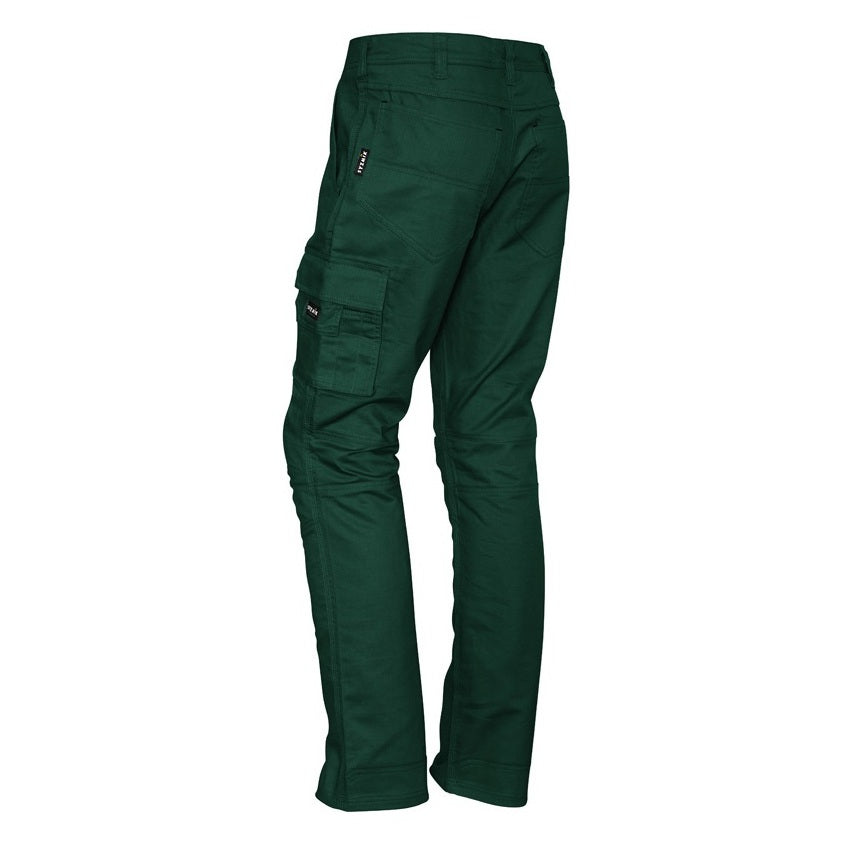 Mens green cooling fabric with UPF protection stretch tradie pants Syzmik ZP504 Mens Rugged Cooling Cargo Pant