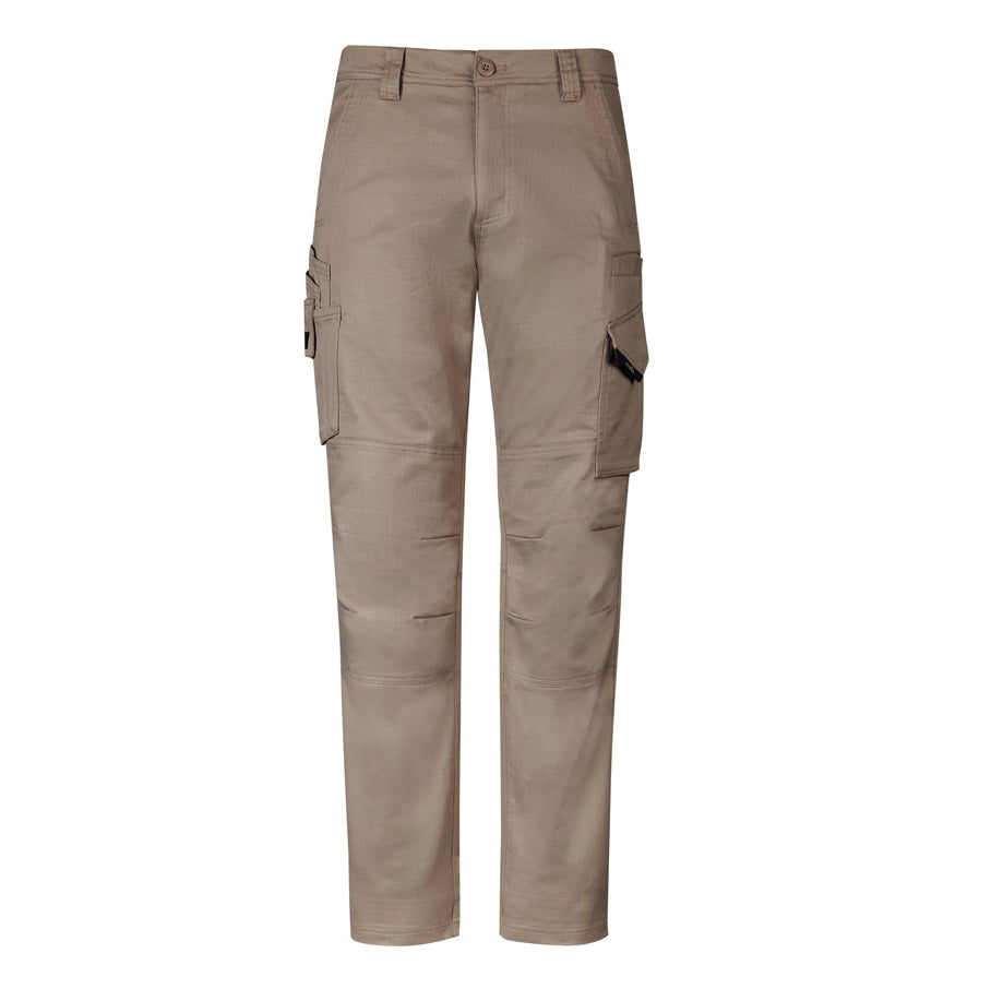 Syzmik ZP604 Mens Rugged Cooling Stretch Pants - Khaki - Front View