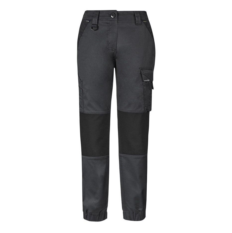 Syzmik ZP750 Womens Streetworkx Tough Pants - Charcoal - Front View