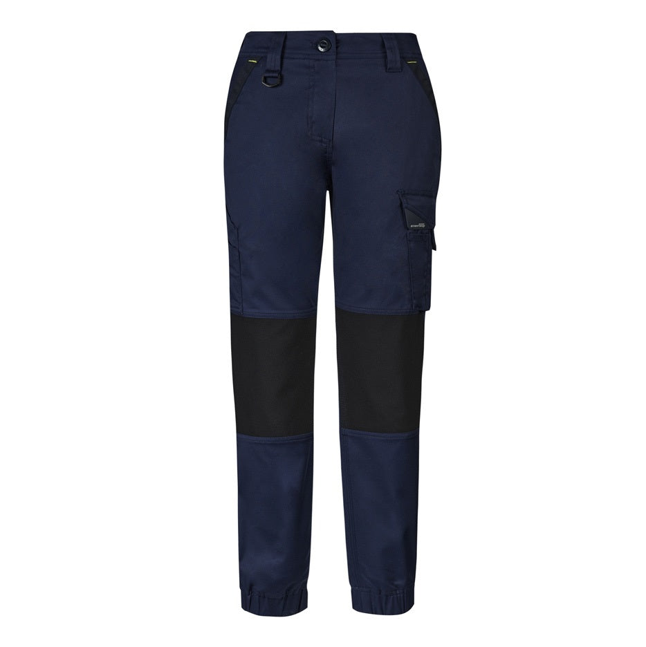 Syzmik ZP750 Womens Streetworkx Tough Pants - Navy - Front View