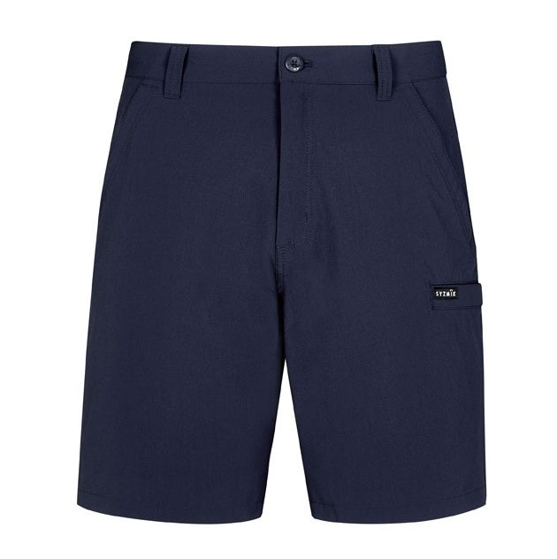 Syzmik ZS180 Mens Lightweight Outdoor Short - Navy - Front View