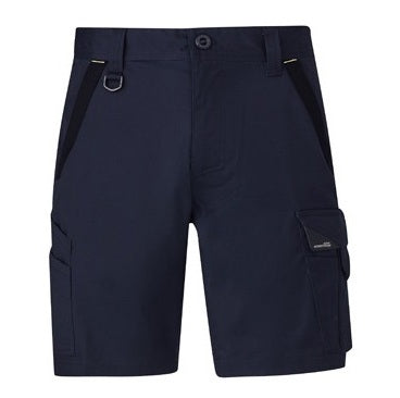 Syzmik ZS550 Mens Streetworx Tough Short - Navy - Front View