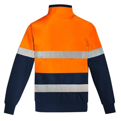 Syzmik ZT150 Mens Orange Flame HRC 2 Hoop Taped 1/4 Zip Brushed Fleece