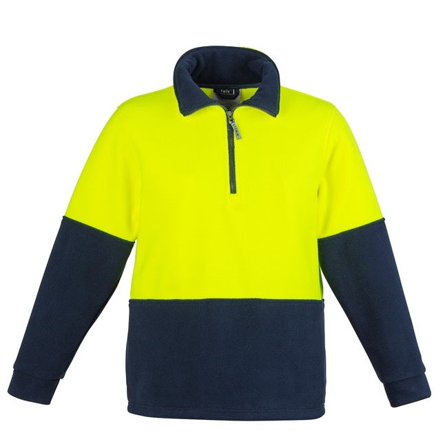 Syzmik ZT460 Unisex HiVis Half Zip Polar Fleece Jumper