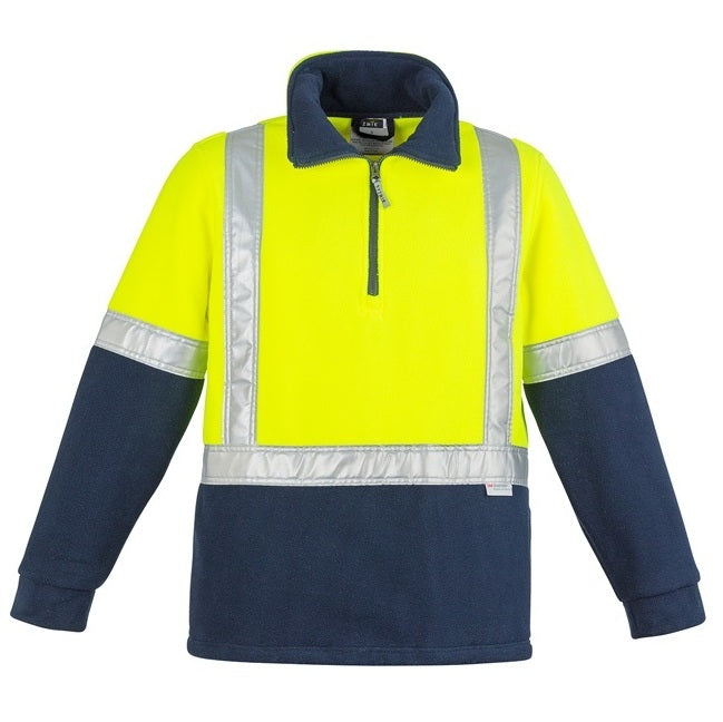 Syzmik ZT462 Mens HiVis Polar Fleece Jumper Shoulder Tape