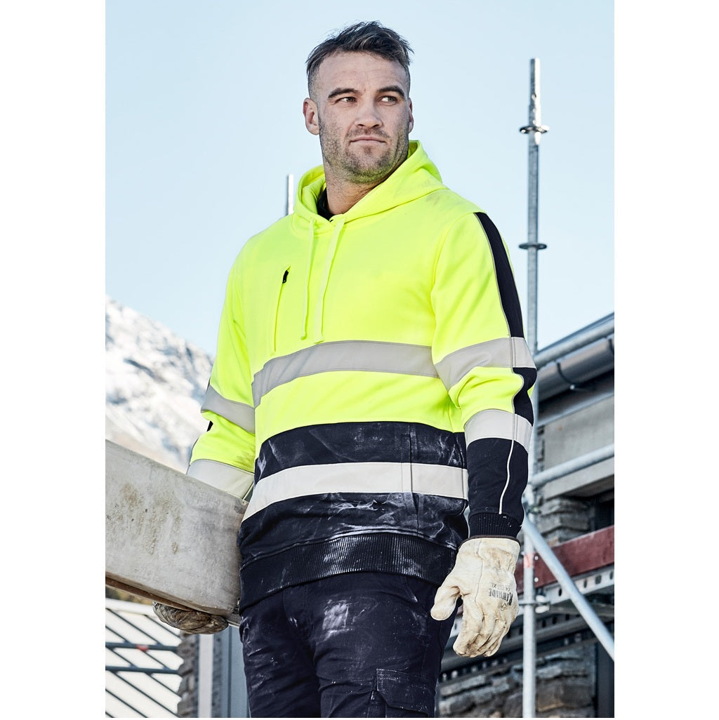 Syzmik ZT483 Unisex HiVis Stretch Taped Hoodie