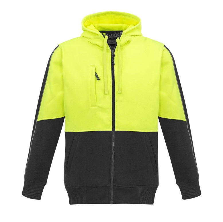 Syzmik ZT485 Unisex HiVis Zip Hoodie