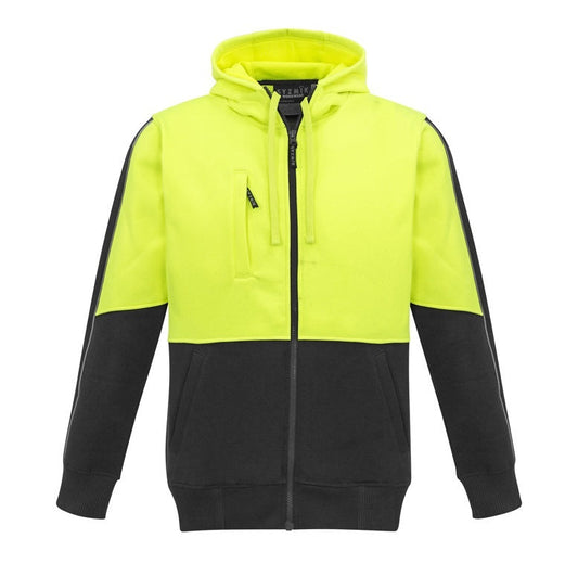 Syzmik ZT485 Unisex HiVis Zip Hoodie