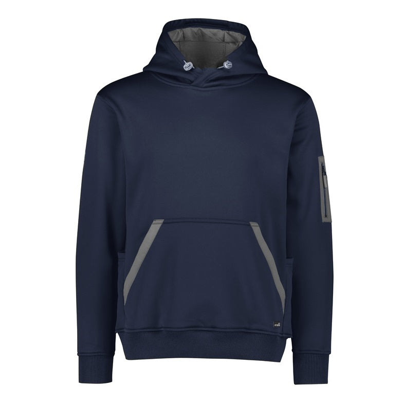 Syzmik ZT667 Unisex Water Resistant Hoodie - Navy - Front View