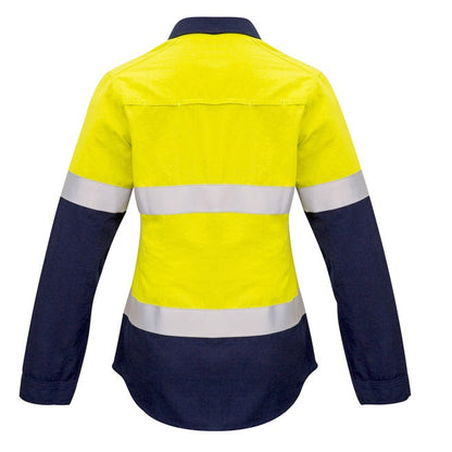 Syzmik ZW131 Ladies Fire Amour Closed Front Hoop Taped Spliced Shirt