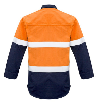 Syzmik ZW132 DISCONTINUED Mens Fire Amour HiVis Taped Spliced Shirt