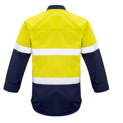 Syzmik ZW132 DISCONTINUED Mens Fire Amour HiVis Taped Spliced Shirt