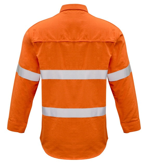 Syzmik ZW134 Mens Fire Amour Closed Front Hoop Taped Shirt