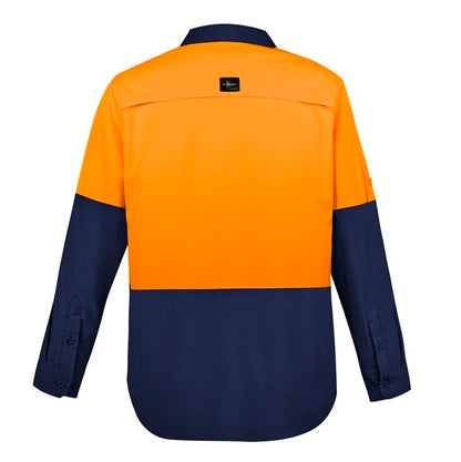 Syzmik ZW468 Mens HiVis Outdoor Long Sleeve Shirt