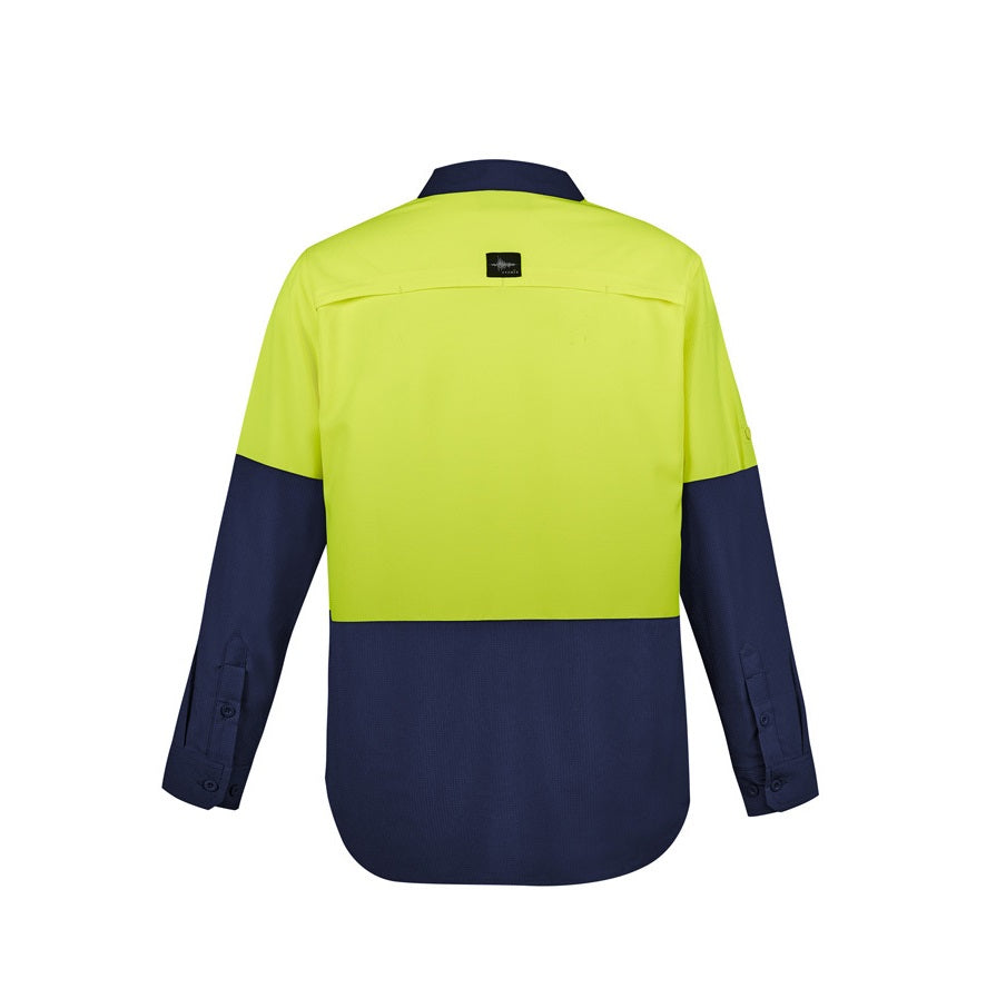 Syzmik ZW468 Mens HiVis Outdoor Long Sleeve Shirt