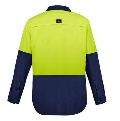Syzmik ZW468 Mens HiVis Outdoor Long Sleeve Shirt