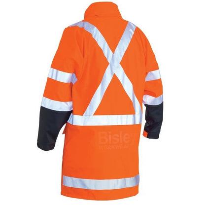 Bisley BJ6955XT Taped HiVis X Back Stretch Rain Coat