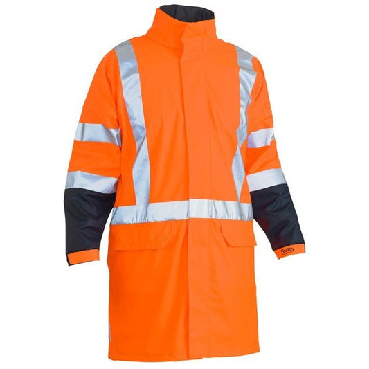 Bisley BJ6955XT Taped HiVis X Back Stretch Rain Coat