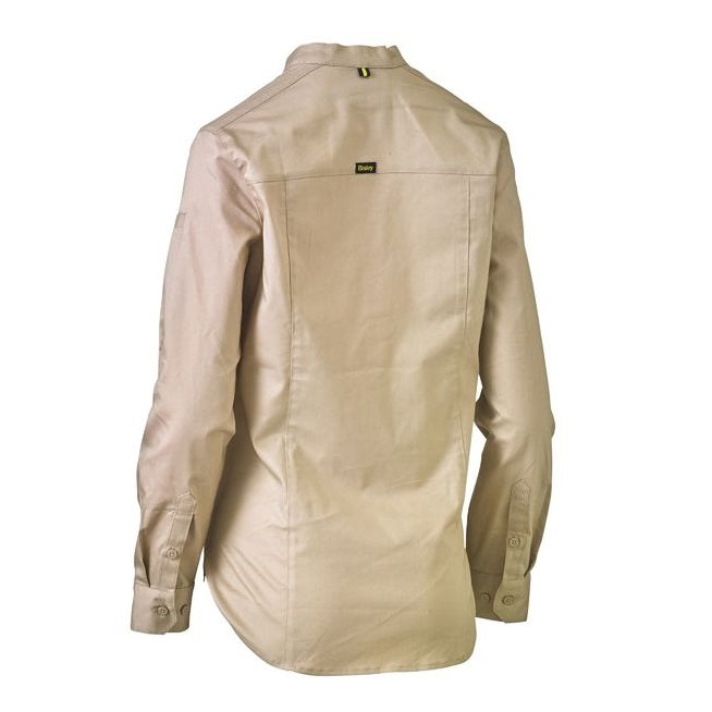 Bisley BLC6063 Womens Stretch V-Neck Closed Front Shirt