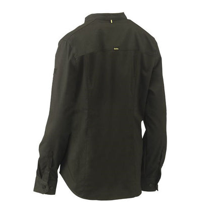 Bisley BLC6063 Womens Stretch V-Neck Closed Front Shirt