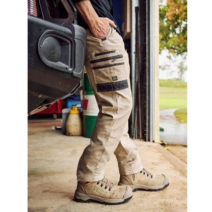 Bisley BPC6338 FLX & Move™ Stretch Canvas Elastic Waist Cargo Pants