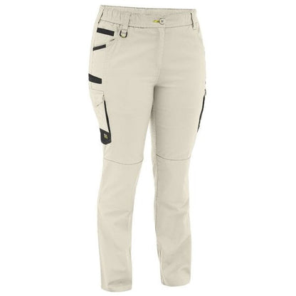 Bisley BPCL6338 Womens FLX & Move™ Stretch Canvas Elastic Waist Cargo Pants