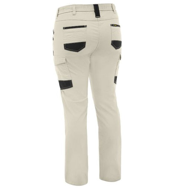 Bisley BPCL6338 Womens FLX & Move™ Stretch Canvas Elastic Waist Cargo Pants