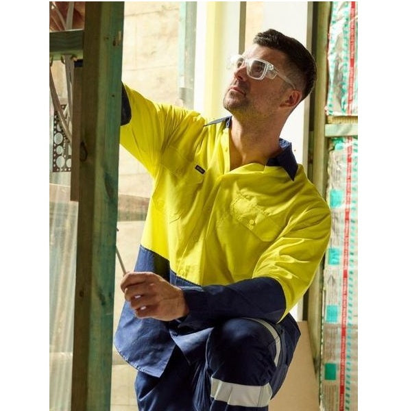 Bisley BS6695 Hi Vis Lightweight Drill Shirt