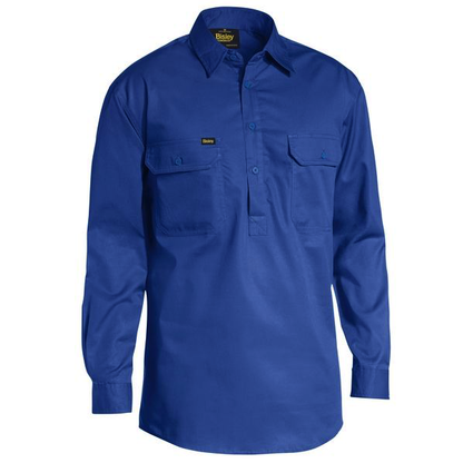 Bisley BSC6820 Closed Front Lightweight Drill L/S Shirt