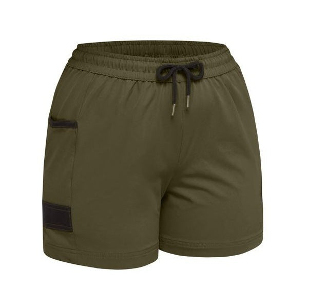 Bisley BSHL1331 Womens Flex And Move 4-way Stretch Elastic Waist Short