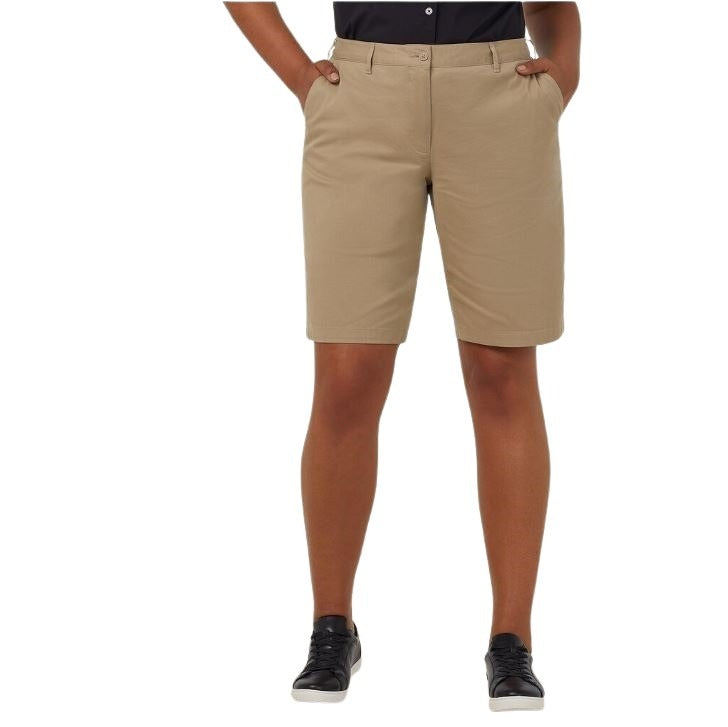NNT CAT3XK Stretch Cotton Chino Shorts - Black - Front View