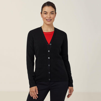NNT CAT5BR Ladies V Neck Cardigan