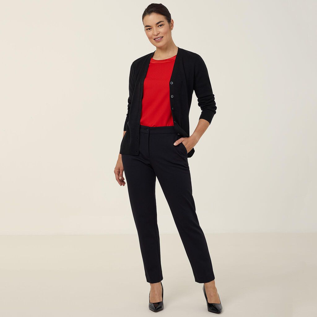 NNT CAT5BR Ladies V Neck Cardigan