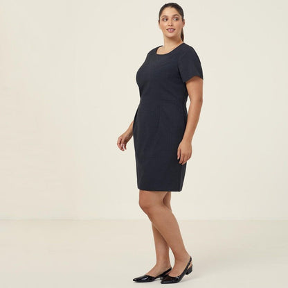 NNT CAT67K Stretch Wool Blend Short Sleeve Dress